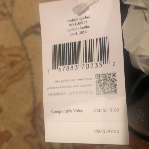 NWT adorable ♠️ Kate Spade footed medium leather satchel - Picture 4 of 6